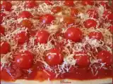 Recette Tarte fine façon pizza à la tomate et à l'oeuf