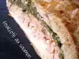 Recette Feuilleté aux 2 saumons et légumes