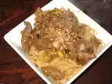 Recette Nouilles chinoises au boeuf et poireaux