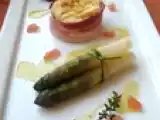 Recette Fagot et flan d'asperges au lard fumé