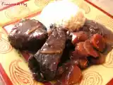 Recette Le boeuf mijote et embaume les agrumes