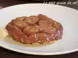 Recette Tarte tatin à la banane, et sa crème de carambar à la fleur de sel