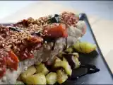 Recette Filet de thon mi-cuit - marmelade de tomates - sésame & crème de balsamique