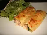 Recette Cannelloni aux courgettes, dés de jambon et béchamel