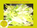 Recette Les tagliatelles de poireau