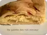 Recette Ma galette des rois minceur crème d'amande - pomme