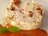 Recette Terrine légère de poulet aux tomates confites et basilic