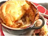 Recette Tourte feuilletée de poulet aux champignons