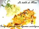 Recette Curry de poulet aux légumes asiatiques