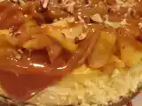 Recette Cheesecake aux pommes et sauce au caramel