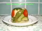 Recette Gelée aux légumes et à l'oeuf mollet