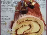 Recette Bûche tiramisu - mon premier défi
