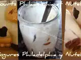 Recette Yaourt nutella et philadelphia - yogures nutella y philadelphia