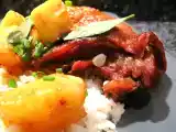 Recette Curry rouge de canard à l'ananas et basilic thaï