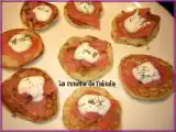 Recette Papanas (blinis) saumon fumé et crème à l'aneth