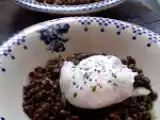 Recette Lentilles vertes du puy en salade et oeuf poché
