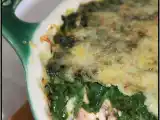 Recette Gratin d'épinards au saumon