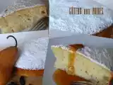 Recette Gâteau moelleux aux poires et à l'huile d'olive, sans gluten et sans lactose