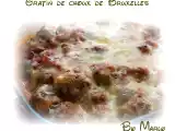 Recette Gratin de choux de bruxelles au comté