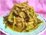 Recette Tajine d'agneau aux haricots verts ( maroc )