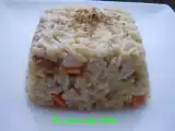 Recette Risotto aux dés de jambon et fromage ail et fines herbes