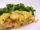 Recette Gratin de pommes de terre et saumon fumé