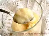 Recette Mousse crémeuse à l'amande ananas cannelle sans sucre à l'agar-agar