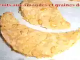 Recette Biscuits amande-graines de lin-huile d'olive