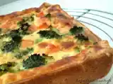 Recette Tarte salée saumon - brocolis