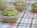 Recette Cupcakes aux amandes & glaçage au thé matcha