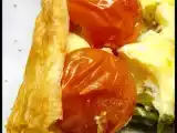 Recette Tarte aux asperges et tomates cerise