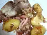 Recette Jarret de porc aux petites pommes de terre primeur