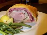 Recette Filet mignon en croûte de jambon, bacon & fromage