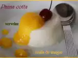Recette Panna cotta légère à la verveine et coulis de mangue, sans lactose