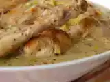 Recette Lapin à la moutarde aux poireaux