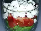 Recette Verrine cresson, féta et tomate cerise