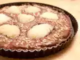 Recette La tarte chocolat poires