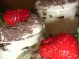 Recette Tiramisu aux fraises et madeleines au chocolat