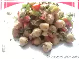 Recette Salade de pois chiches à la crème de sésame