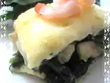 Recette Lasagne aux crevettes et aux épinards