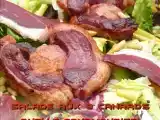 Recette Salade aux 3 canards