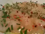 Recette Carpaccio de saint-jacques a la passion