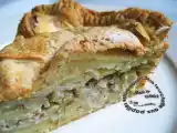 Recette Tourte aux pommes de terre, fenouil, oignon et thon à la crème
