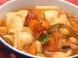 Recette Soupe aux légumes et aux raviolis