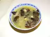 Recette Soupe chinoise au curry, poulet, poireau, champignons noirs et vermicelles