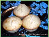 Recette Muffins amandes coeur de chocolat