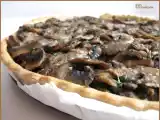Recette Tarte fine champignons, amande et parmesan