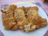 Recette Croissant au jambon et au roquefort