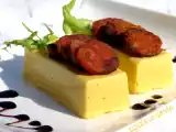 Recette Panna cotta au maïs et chorizo grillé