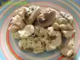 Recette Risotto champignons et poulet au champagne